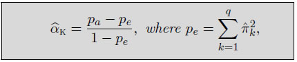 Krippendorff's alpha coefficient